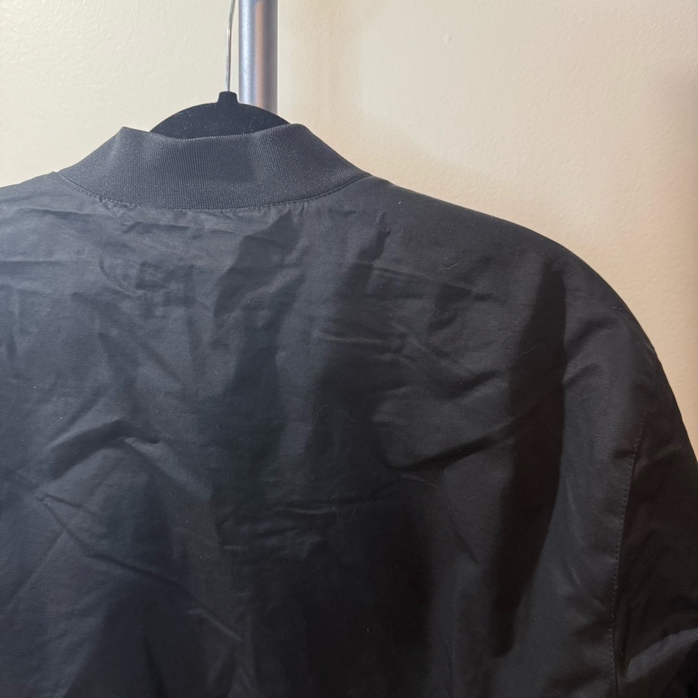 True Classic Men's Black Bomber Jacket - Picture 10 of 15